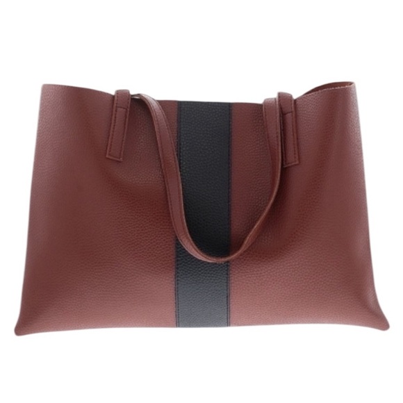 NWOT VINCE CAMUTO Pebble Leather Shoulder Tote Bag - Picture 1 of 6